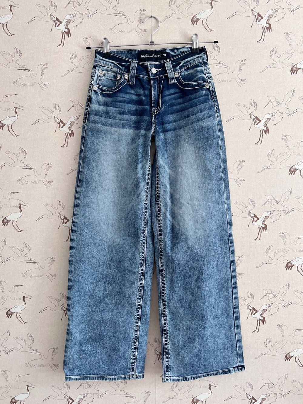 Stella in dreams Y2K low rise wide leg embellished jeans‎ - Picture 2 of 6